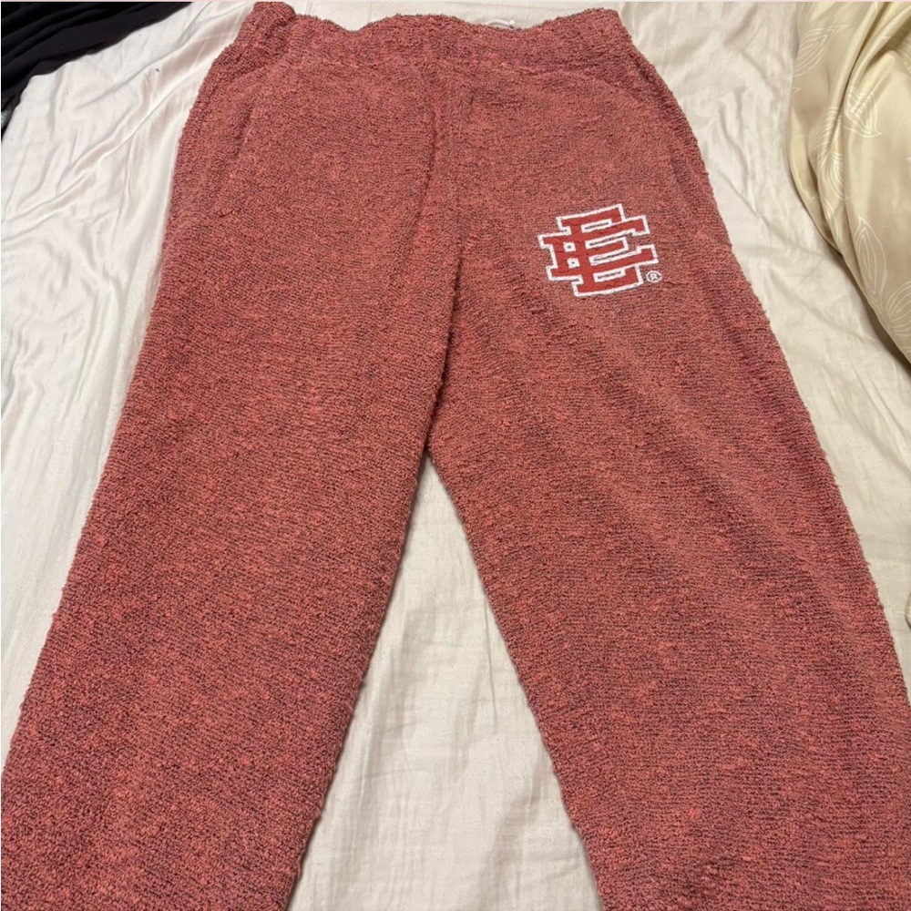 Eric Emanuel Red Sweatpants Comfortable Athletic Joggers